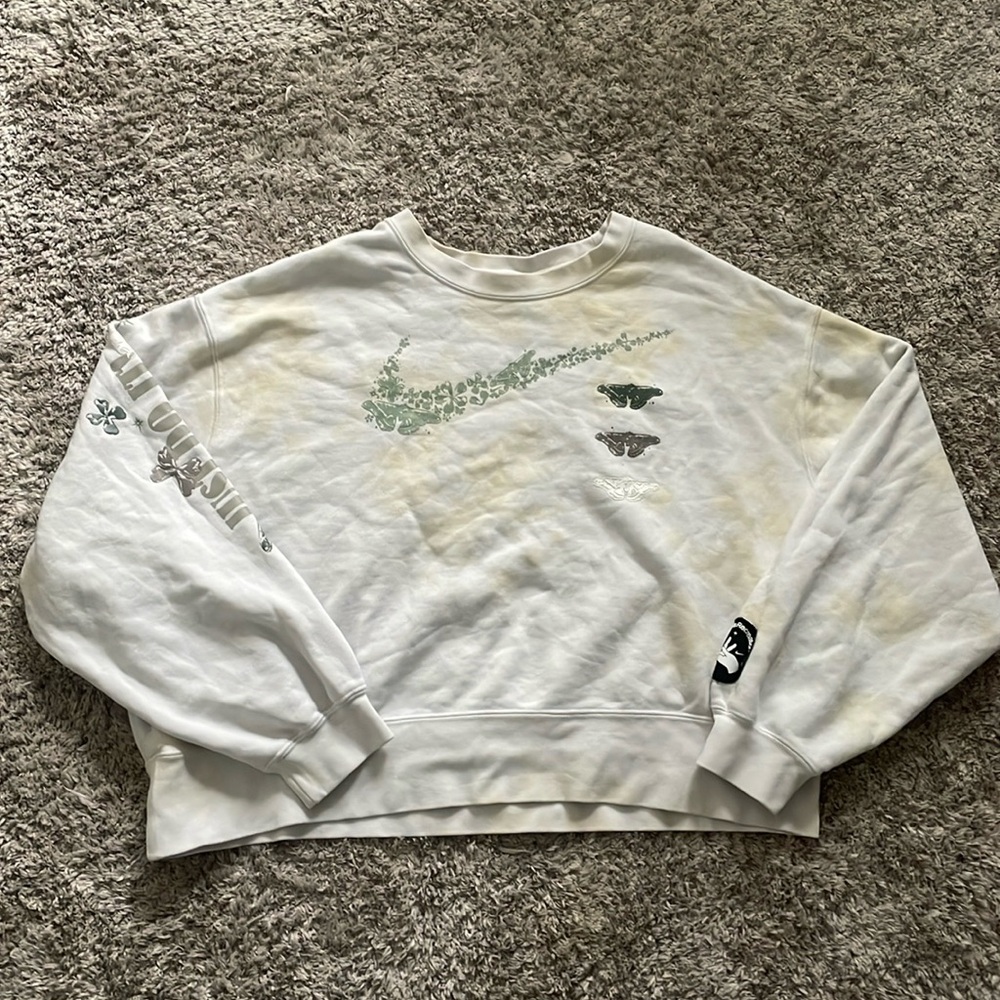 tie-dye nike crew neck